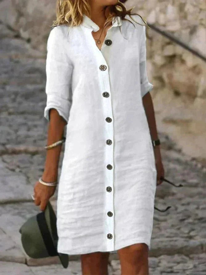Breezy Comfort Shirt Dress