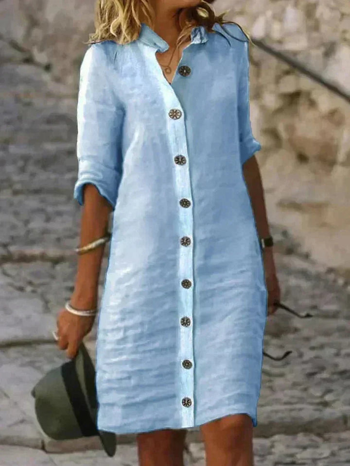 Breezy Comfort Shirt Dress