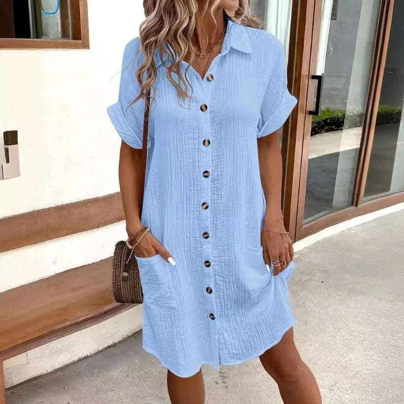 Elegant Shirt Dress