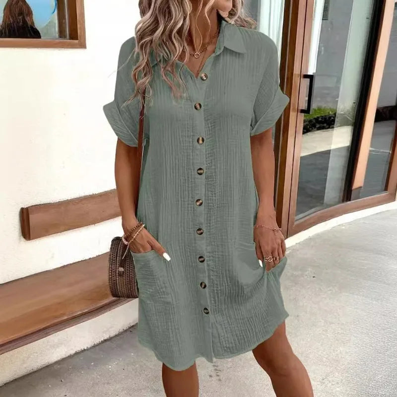 Elegant Shirt Dress