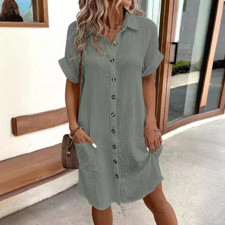 Elegant Shirt Dress