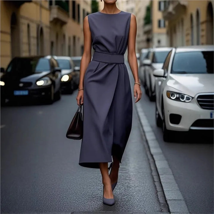 Elegant Round Neck Dress