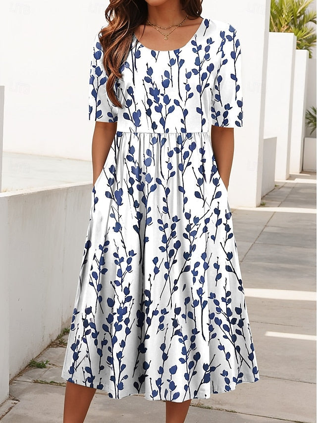 Floral Breezy Midi Dress