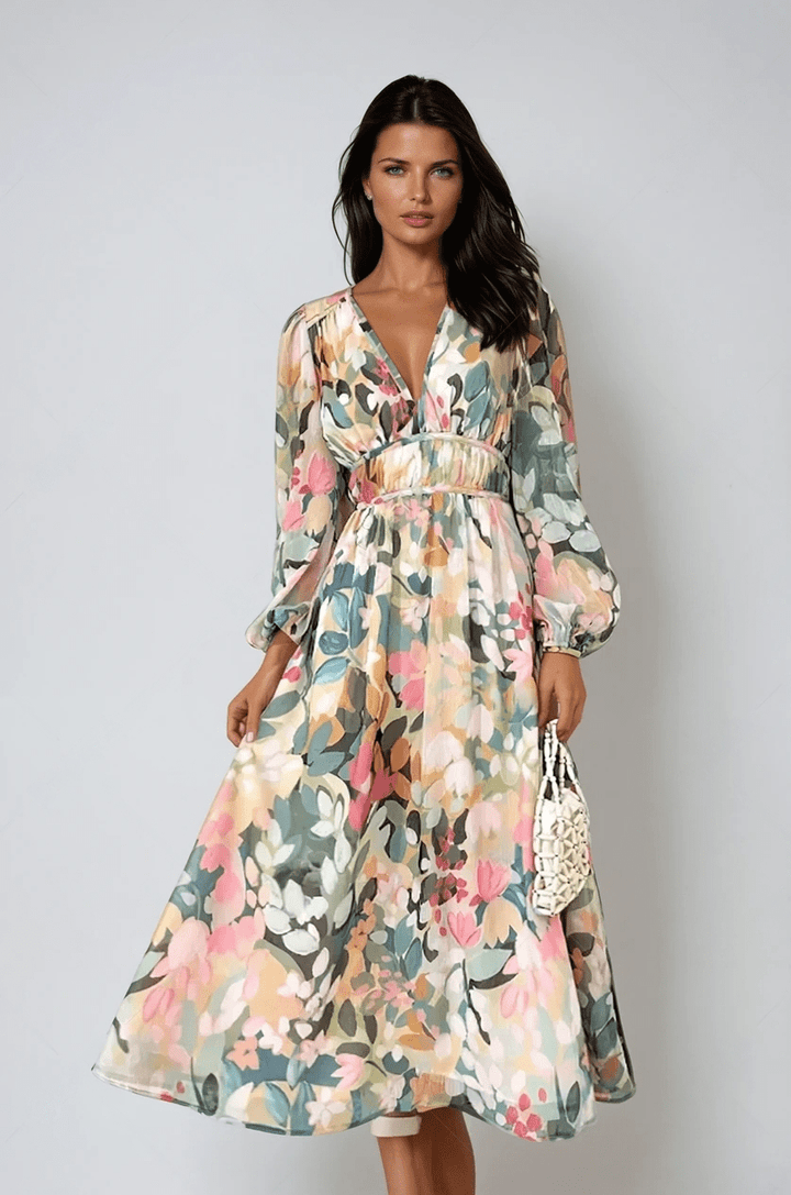 Elegant Floral Dress